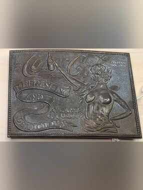 Vintage Coca-Cola "Bathing Beauties" Belt Buckle - Solid Brass Tiffany Foundry